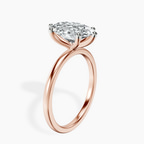 2.99 ct. oval Six Prong Ring in 14kt rose gold standing product image one