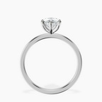 Platinum Six Prong Solitaire 1.5mm Lab Diamond Ring side right image one