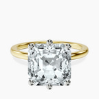 18kt Yellow Gold Six Prong Solitaire 1.5mm Lab Diamond Ring front image