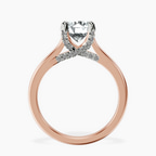 1.41 ct. round Agnes Solitaire Ring in 14kt rose gold side right image one