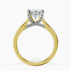 2.06 ct. oval Agnes Solitaire Ring in 14kt yellow gold side right image one