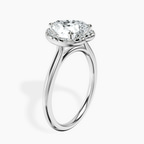 2.71 ct. heart Harriet Ring in 10kt white gold standing product image one