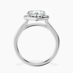 2.71 ct. heart Harriet Ring in 10kt white gold side right image one