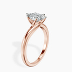 2.06 ct. oval Seraphina Solitaire Ring in 10kt rose gold standing product image one