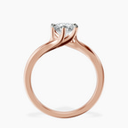 2.06 ct. oval Seraphina Solitaire Ring in 10kt rose gold side right image one