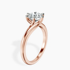 1.41 ct. round Seraphina Solitaire Ring in 14kt rose gold standing product image one