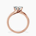 1.41 ct. round Seraphina Solitaire Ring in 14kt rose gold side right image one