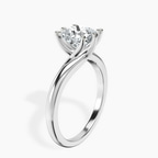 1.49 ct. cushion Seraphina Solitaire Ring in platinum standing product image one