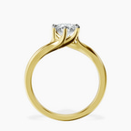 1.05 ct. oval Seraphina Solitaire Ring in 10kt yellow gold side right image one