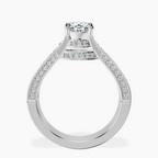 2.06 ct. oval Idris Secret Halo Ring in 18kt white gold side right image one