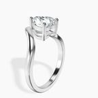 2.97 ct. heart Eden Crest Lab Diamond Ring in 14kt white gold standing product image one
