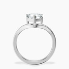 2.97 ct. heart Eden Crest Lab Diamond Ring in 14kt white gold side right image one