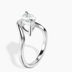 1.39 ct. marquise Eden Crest Lab Diamond Ring in 18kt white gold standing product image one