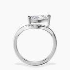 1.39 ct. marquise Eden Crest Lab Diamond Ring in 18kt white gold side right image one