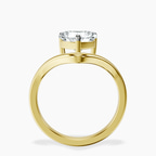 10kt Yellow Gold Eden Crest Lab Diamond Ring side right image one