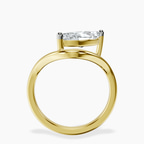 14kt Yellow Gold Eden Crest Lab Diamond Ring side right image one