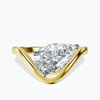 14kt Yellow Gold Eden Crest Lab Diamond Ring front image