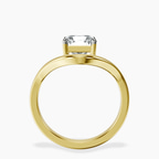 14kt Yellow Gold Eden Crest Lab Diamond Ring side right image one