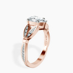 2.81 ct. pear Nova Vintage Ring in 14kt rose gold standing product image one