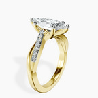1.39 ct. marquise Twisted Vine Ring in 18kt yellow gold standing product image one