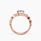 14kt Rose Gold Catrina Cutwork Lab Diamond Ring side right image one