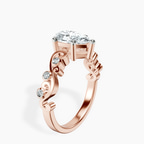 18kt Rose Gold Catrina Cutwork Lab Diamond Ring standing product image one