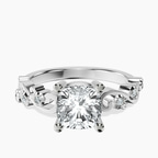 Platinum Catrina Cutwork Lab Diamond Ring front image