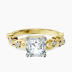 10kt Yellow Gold Catrina Cutwork Lab Diamond Ring front image