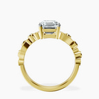 10kt Yellow Gold Catrina Cutwork Lab Diamond Ring side right image one