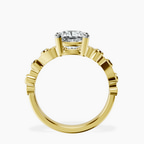10kt Yellow Gold Catrina Cutwork Lab Diamond Ring side right image one
