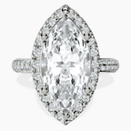 Platinum Kathrine Halo Lab Diamond Ring front image