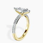 9ct Yellow Gold Grace Micro pavé Eternity Lab Diamond Ring standing product image one