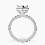 1.39 ct. marquise Elle Classic Halo Ring in 10kt white gold side right image one