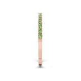 14kt Rose Gold Oval Serenity Lab Diamond Openable Bangle Bracelet (5 Ct. Tw.) left