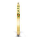 14kt Yellow Gold Round Glow Classic Lab Diamond Openable Bangle Bracelet (4 Ct. Tw.) left