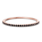 14kt Rose Gold Round Embrace Lab Diamond Openable Bangle Bracelet (3 Ct. Tw.) front image