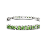 Platinum Everlyn Oval Lab Diamond Tennis Bracelet (4 Ct. Tw.) right