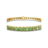 9ct Yellow Gold Everlyn Oval Lab Diamond Tennis Bracelet (4 Ct. Tw.) right