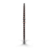 14kt Rose Gold Nemy Half Bezel Round Lab Diamond Tennis Bracelet (2 Ct. Tw.) left