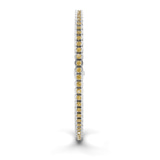 14kt White Gold Nemy Half Bezel Round Lab Diamond Tennis Bracelet (2 Ct. Tw.) left