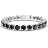 10kt White Gold Anahita Round Lab Diamond Tennis Bracelet (2 Ct. Tw.) front image