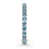 10kt White Gold Anahita Round Lab Diamond Tennis Bracelet (2 Ct. Tw.) left