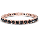 10kt Rose Gold Aelia Round Lab Diamond Tennis Bracelet (20 Ct. Tw.) front image
