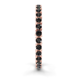 10kt Rose Gold Aelia Round Lab Diamond Tennis Bracelet (20 Ct. Tw.) left