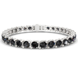 10kt White Gold Aelia Round Lab Diamond Tennis Bracelet (2 Ct. Tw.) front image