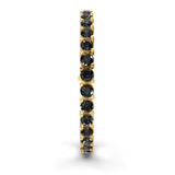10kt Yellow Gold Aelia Round Lab Diamond Tennis Bracelet (7 Ct. Tw.) left