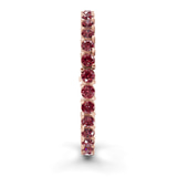 10kt Rose Gold Aelia Round Lab Diamond Tennis Bracelet (2 Ct. Tw.) left