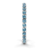 10kt White Gold Aelia Round Lab Diamond Tennis Bracelet (2 Ct. Tw.) left