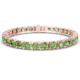 10kt Rose Gold Aelia Round Lab Diamond Tennis Bracelet (20 Ct. Tw.) front image
