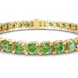 10kt Yellow Gold Aelia Round Lab Diamond Tennis Bracelet (2 Ct. Tw.) right